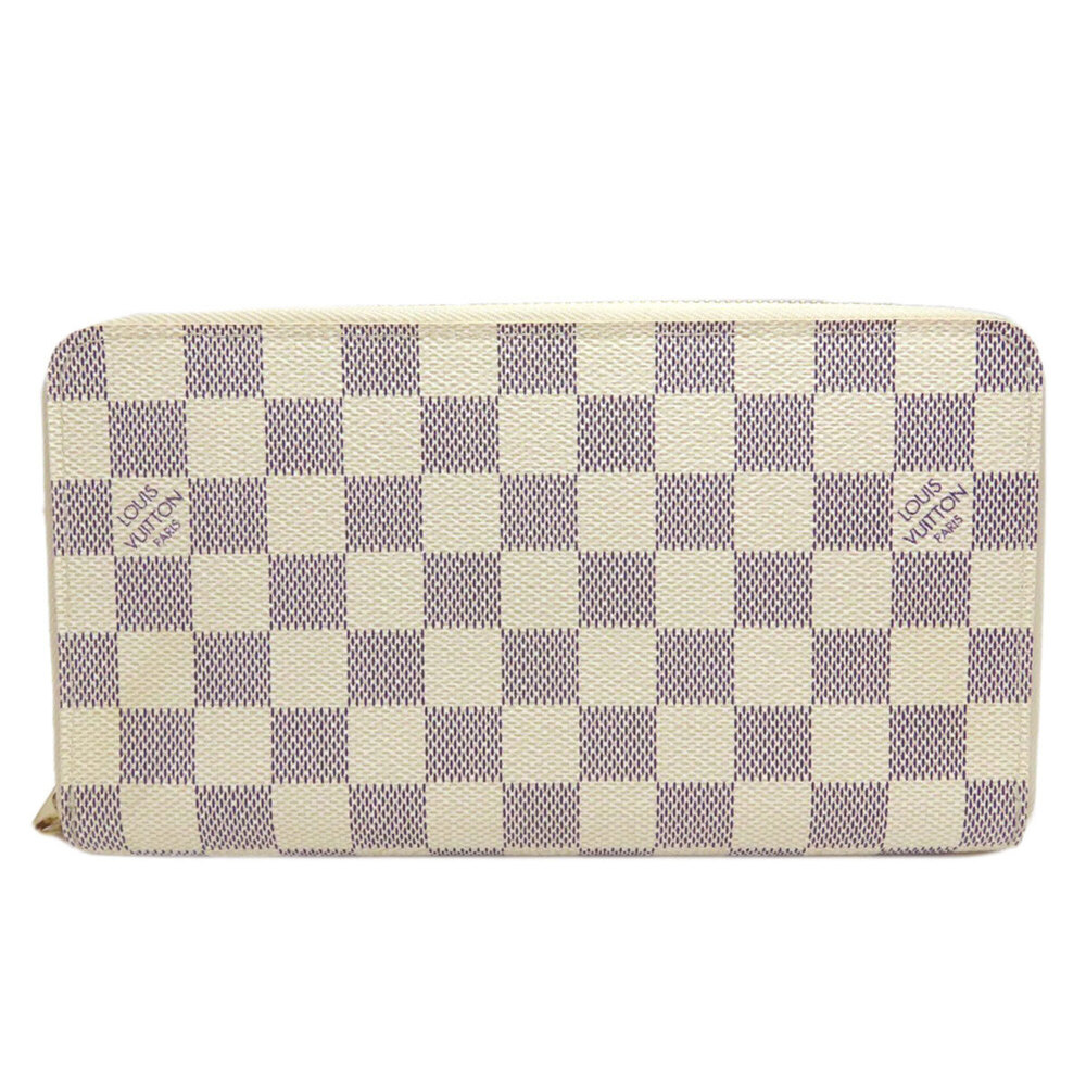 Louis Vuitton N60012 Zippy Organizer Long Wallet, Damier Canvas, Women's LOUI...